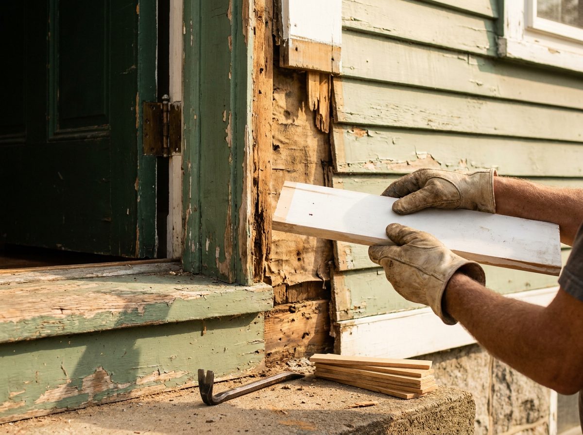 Casing repair — JP Creative Maintenance carpentry