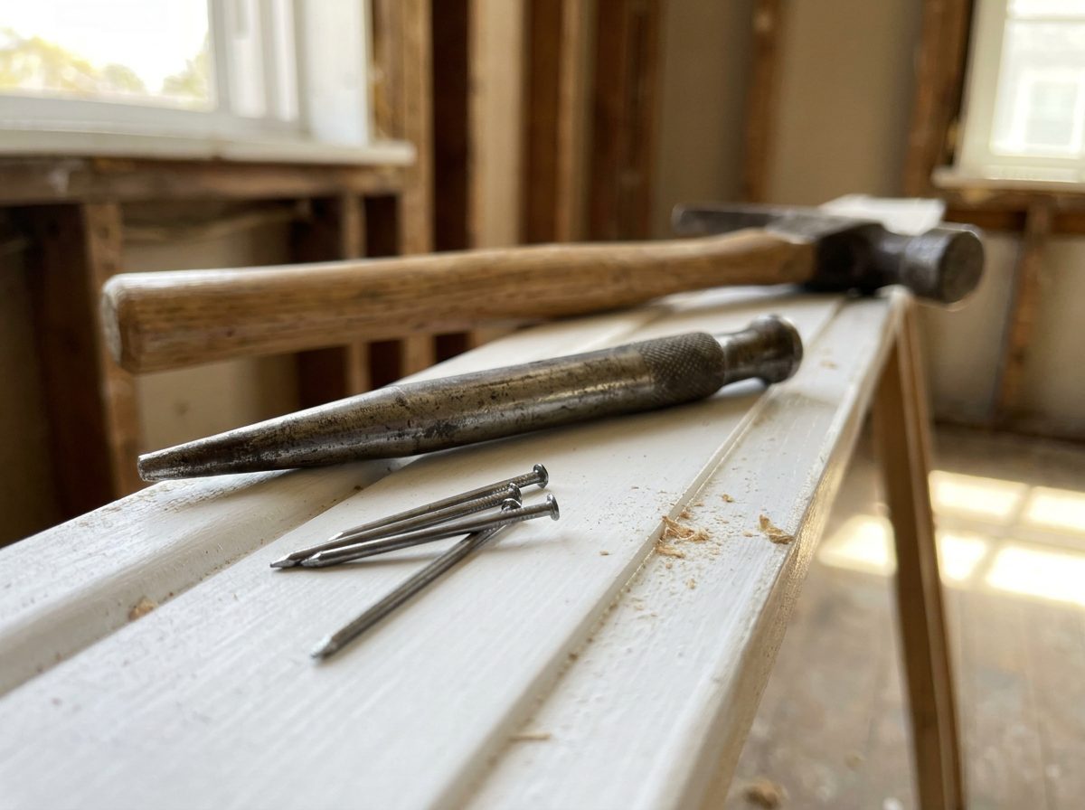 Finish nails — JP Creative Maintenance carpentry