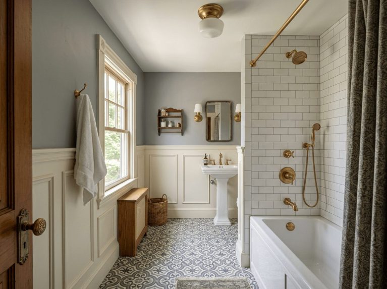 Bathroom Remodel after — guest bath renovation completed in Cambridge, MA by JP Creative Maintenance
