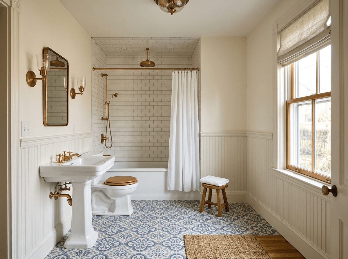 Bathroom Remodel after &mdash; bathroom gut renovation completed in Brookline, MA by JP Creative Maintenance