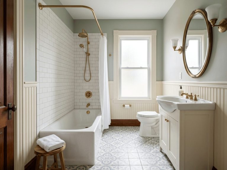Bathroom Remodel after — master bath update completed in Newton, MA by JP Creative Maintenance