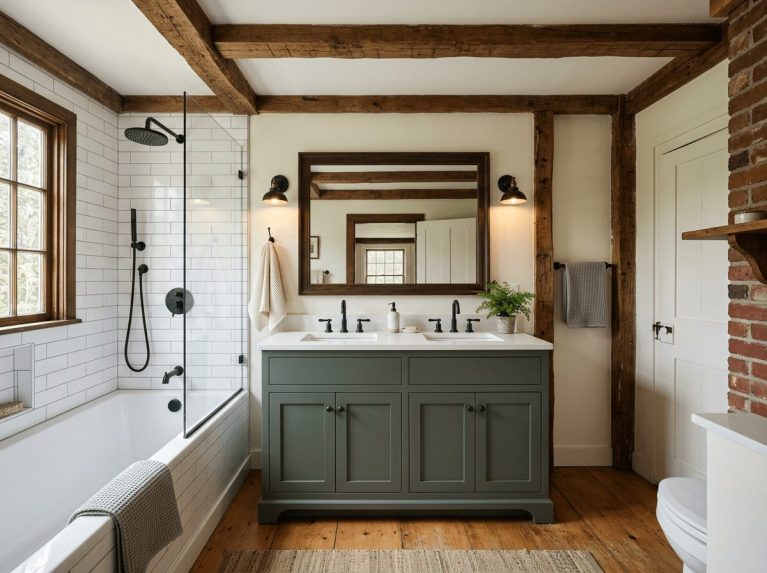 Bathroom Remodel after — bathroom gut renovation completed in Sherborn, MA by JP Creative Maintenance
