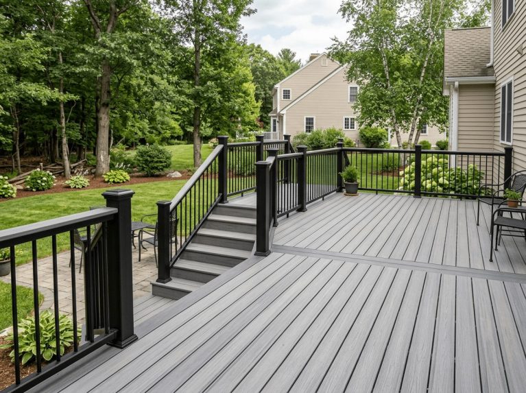Deck & Porch after — porch restoration completed in Sherborn, MA by JP Creative Maintenance