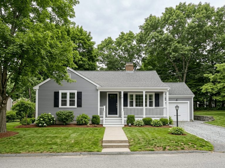 Exterior Painting after — exterior painting completed in Bellingham, MA by JP Creative Maintenance