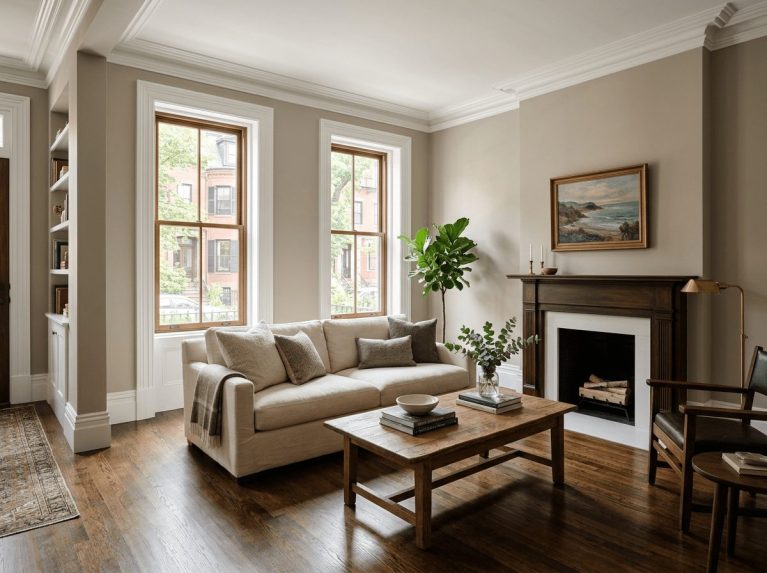 Interior Painting after — interior repaint completed in Back Bay, Boston by JP Creative Maintenance