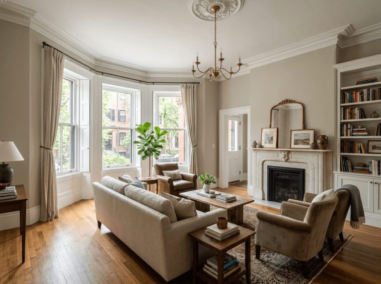 Interior Painting after — whole-home interior painting completed in Brookline, MA by JP Creative Maintenance