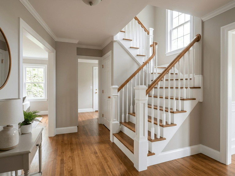 Interior Painting after — interior repaint completed in Bellingham, MA by JP Creative Maintenance