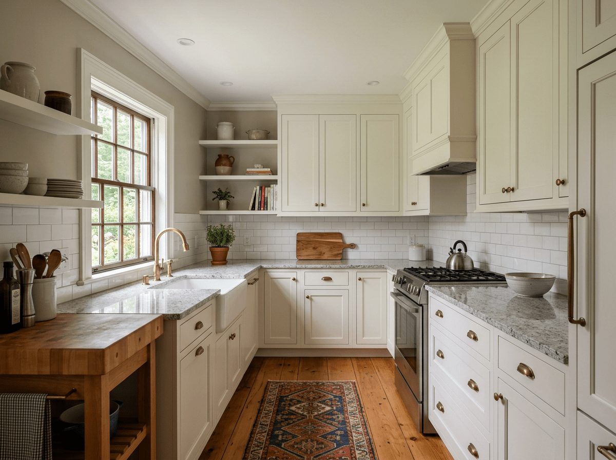 Kitchen Remodel after — kitchen cabinet & counter remodel completed in Cambridge, MA by JP Creative Maintenance