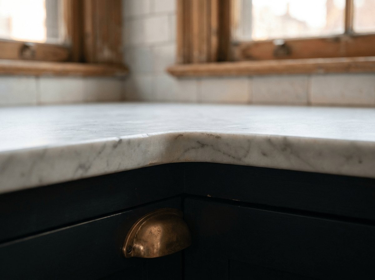 Cabinetry and countertop detail — Beacon Hill remodeling by JP Creative Maintenance