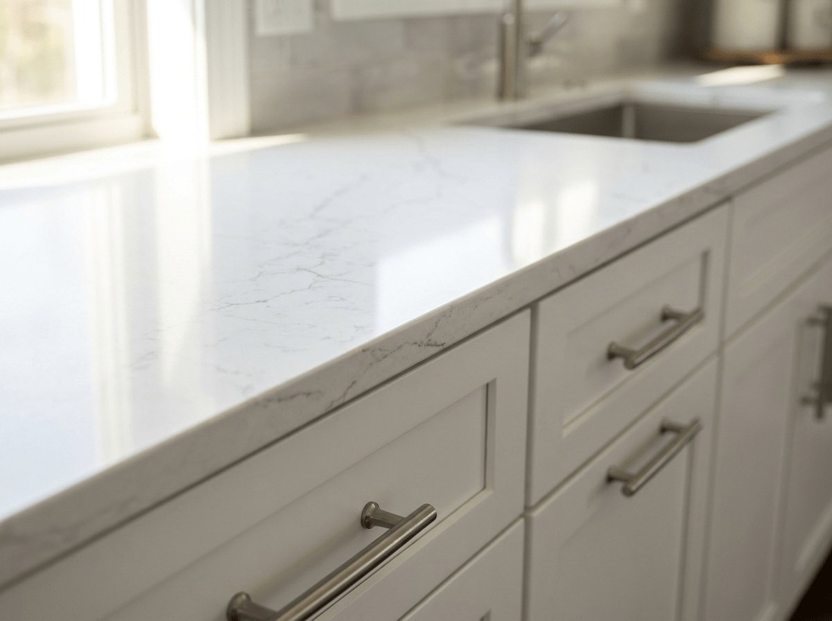 Cabinetry and countertop detail — Framingham remodeling by JP Creative Maintenance