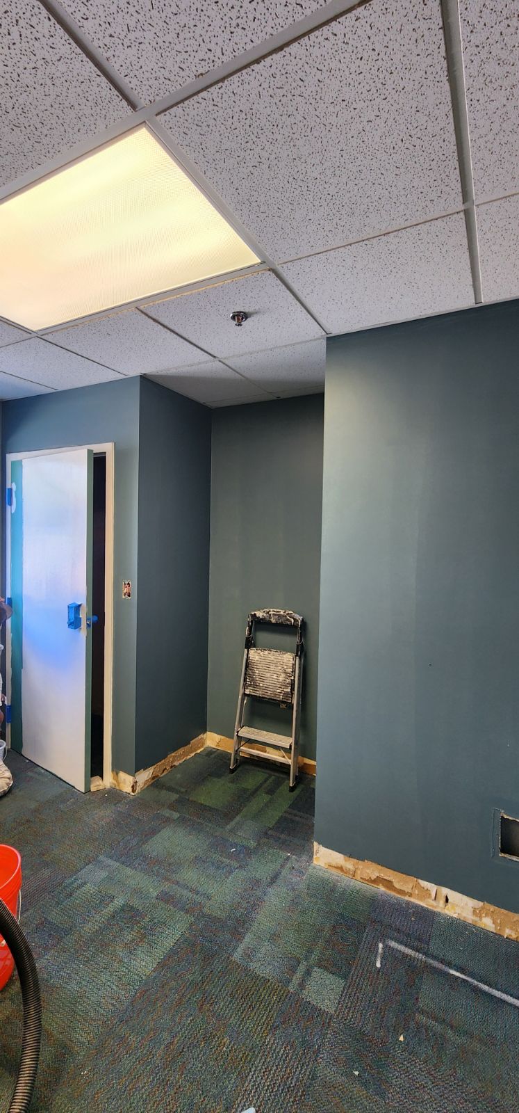 Pediatric office and educational facility renovation in Auburn, MA - painting and LVP flooring by JP Creative Maintenance (5)