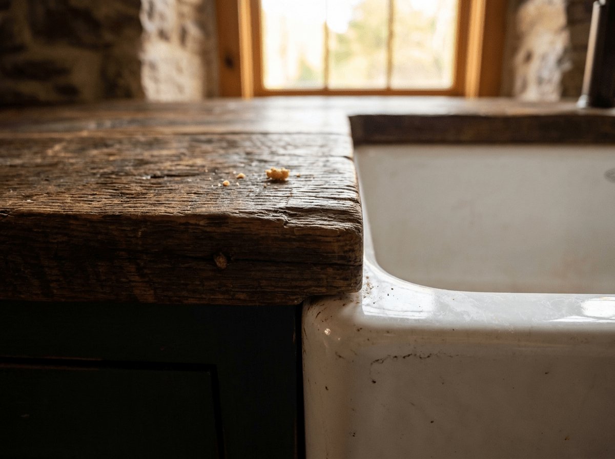 Cabinetry and countertop detail — Medfield remodeling by JP Creative Maintenance