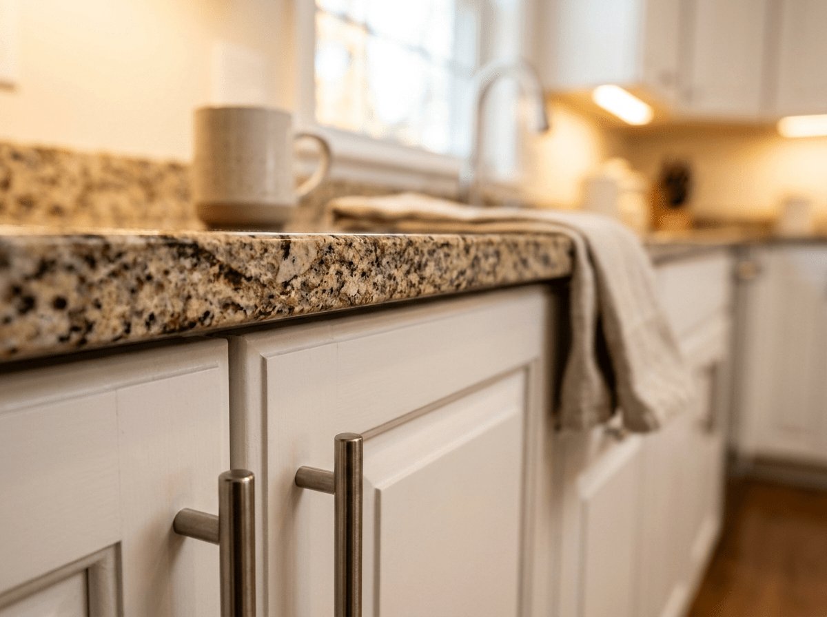 Cabinetry and countertop detail — Medway remodeling by JP Creative Maintenance
