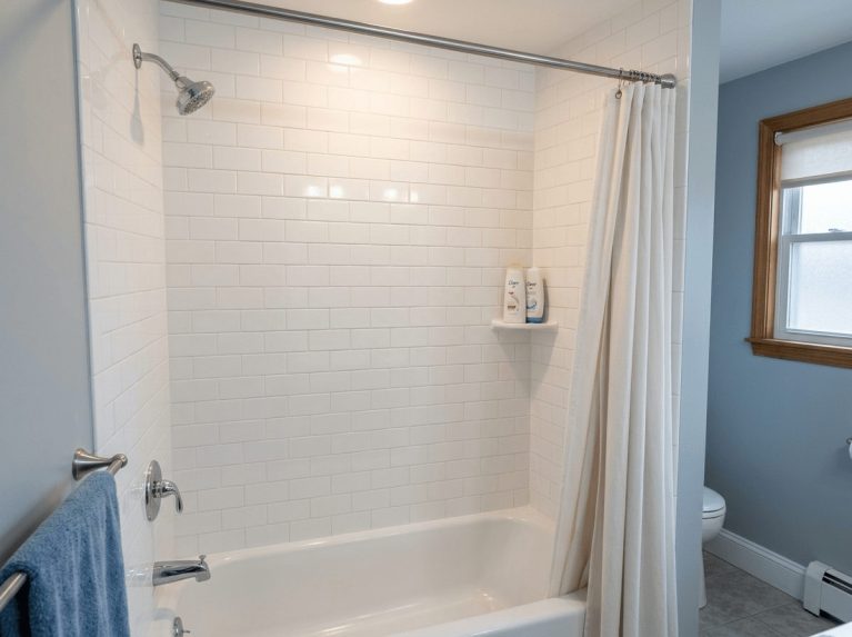 Shower Tile Repair & Regrout in Natick, MA — handyman and home improvement work by JP Creative Maintenance